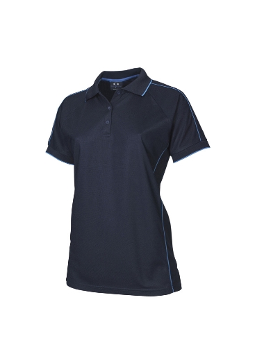 Picture of Biz Collection Ladies Resort Polo Shirt 100% Bizcool Breathable Polyester Sports Knit